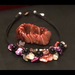 HAND CRAFTED NECKLACE & BRACELET